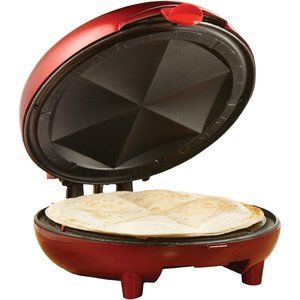 Brentwood - TS-120 Quesadilla Maker, 8-inch, Red